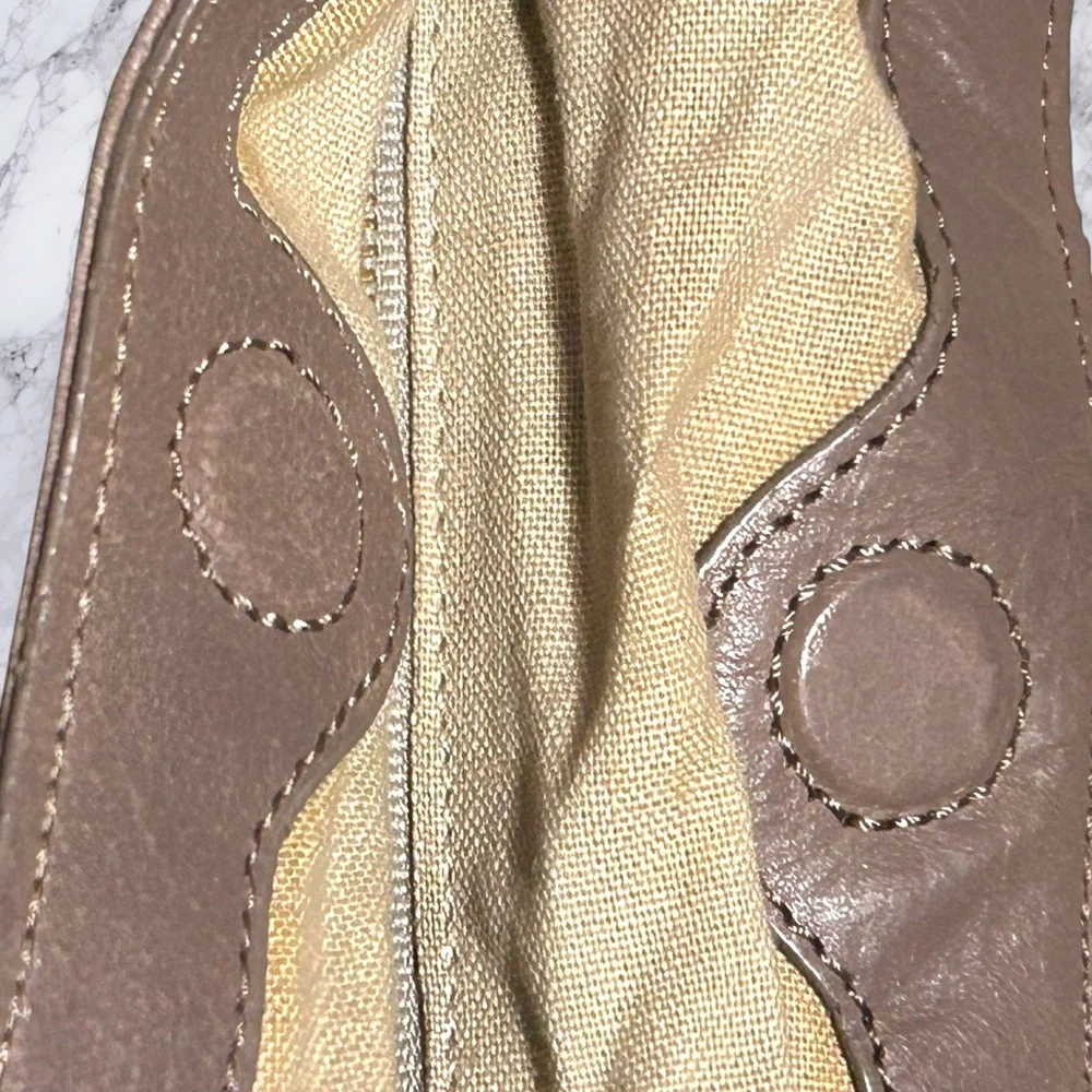 Elliott Lucca XL Purse Tan Light Brown Large Magnetic Shoulder - Picture 12 of 13